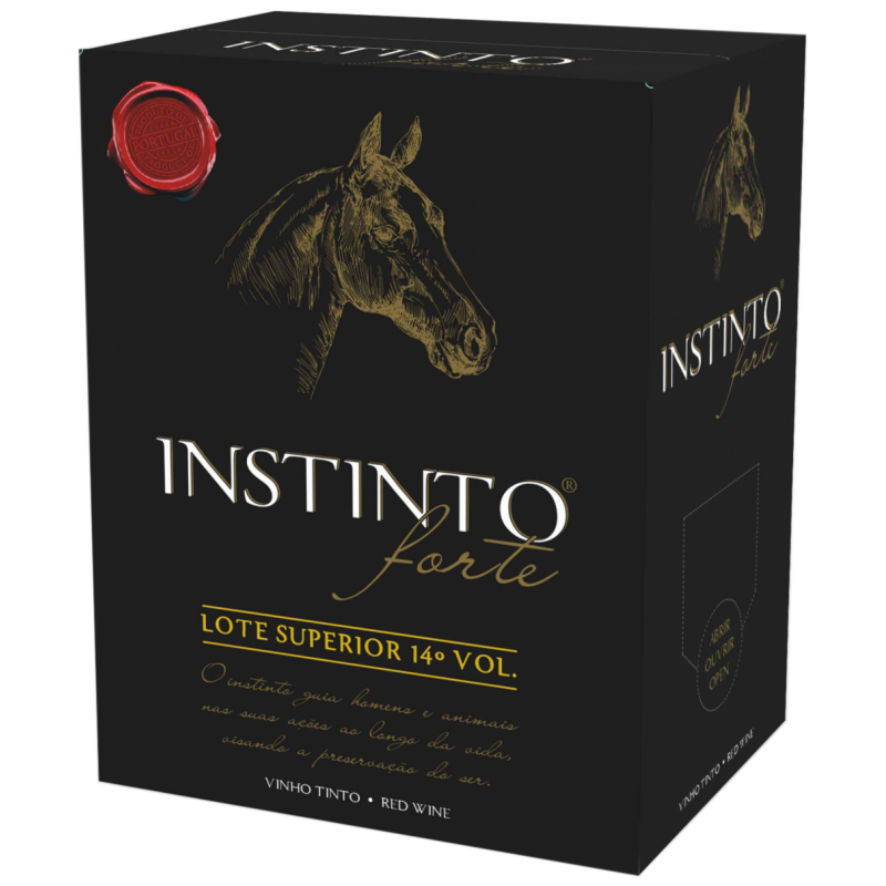 Vinho Instinto Forte Tinto Bag 5lt 14º
